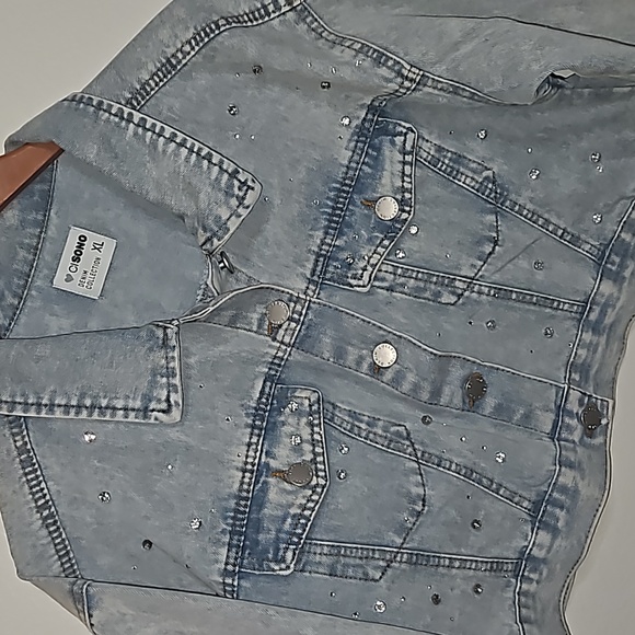 Ci Sono Denim Crop Jacket - Picture 2 of 9